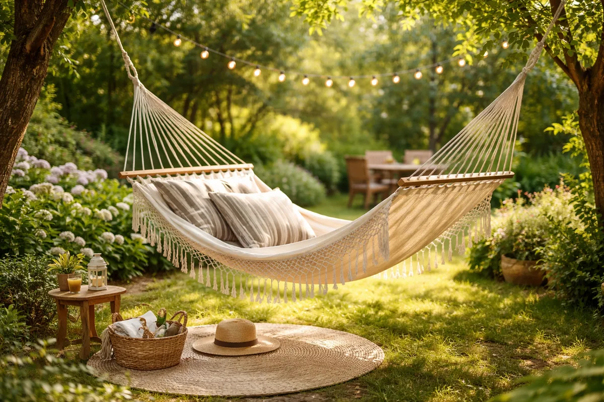 Comment choisir un hamac suspendu pour un jardin confortable et relaxant