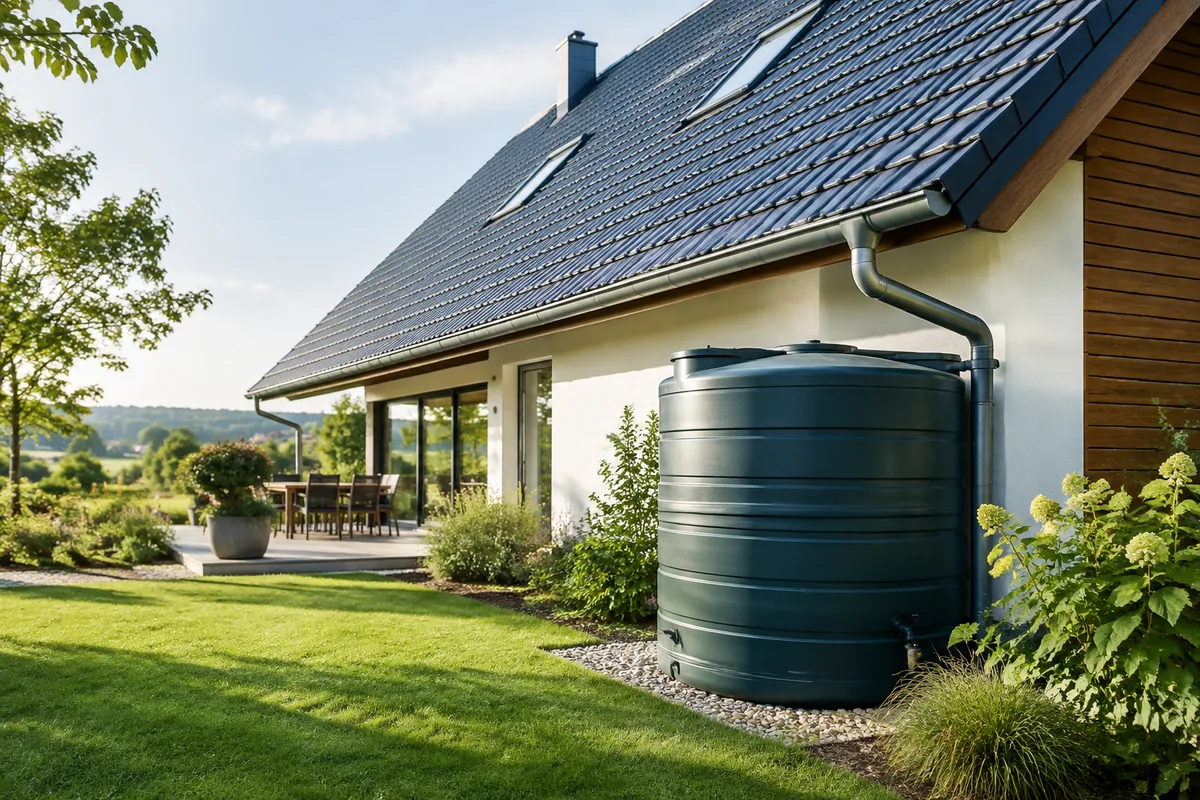Comment choisir un récupérateur d’eau de pluie pour une maison avec un grand toit