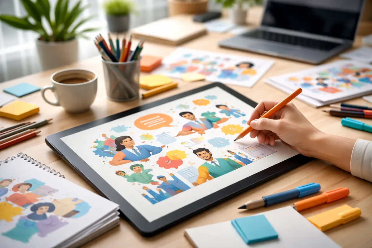 L'art de l'illustration dans la communication moderne