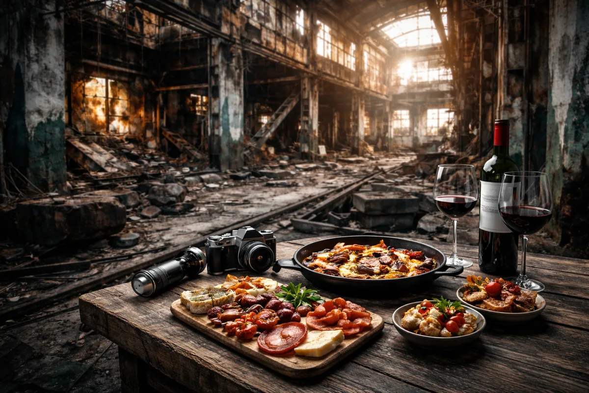 Comment intégrer la gastronomie dans un voyage d'urbex