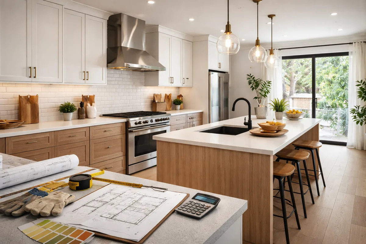 Quel est le budget moyen pour rénover une cuisine de 15 m²